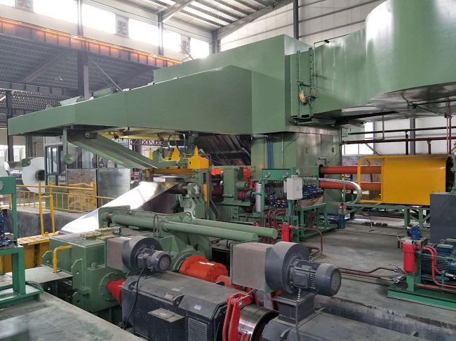 Aluminum strip rolling mill