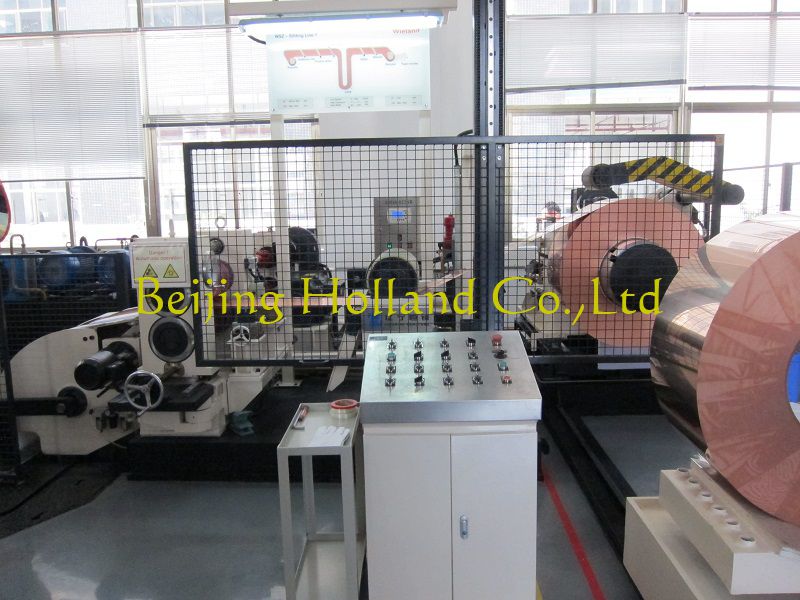 Copper strip slitting line in Brazil