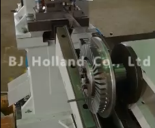 Notching press for axial brushless motor