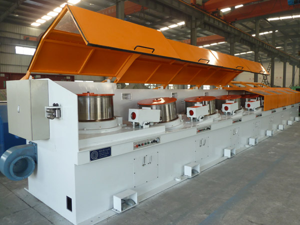 Aluminum cladding steel drawing machine