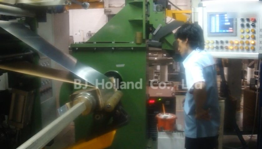 LV foil winding machine