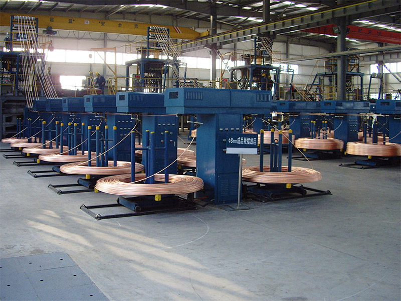 take up of continuous Copper extrusion machine